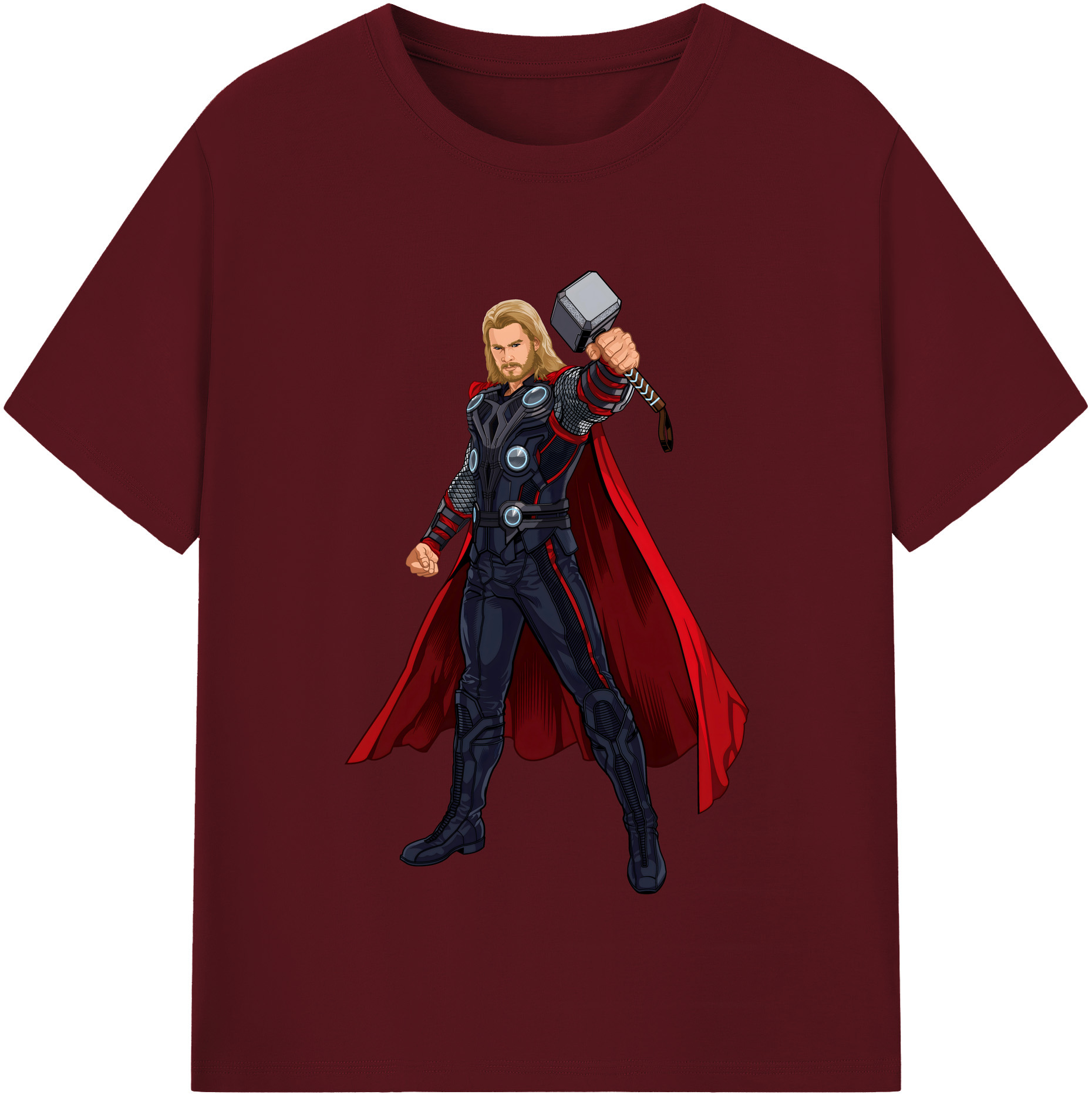（画像用） アベンジャーズ The Avengers 綿100％半袖Tシャツ（フロントプリント）